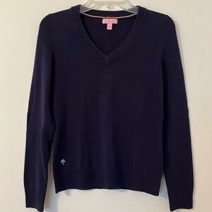 Lily Pulitzer navy sweater. Size XS